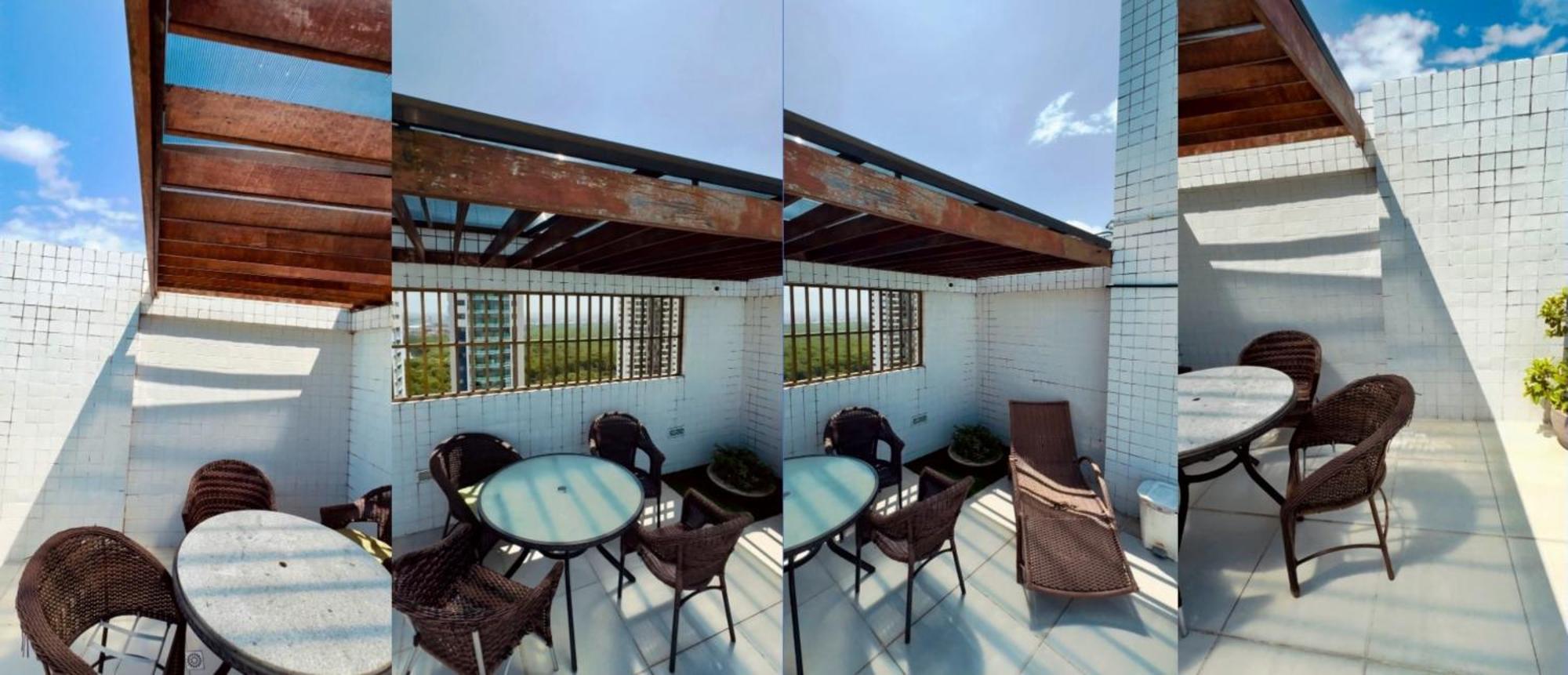 Flat Piscina No Rooftop Aluguel Temporada Em レシフェ エクステリア 写真